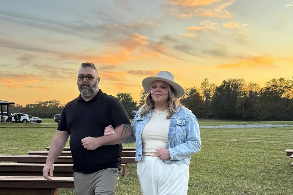 Sunsets and truly golden hour