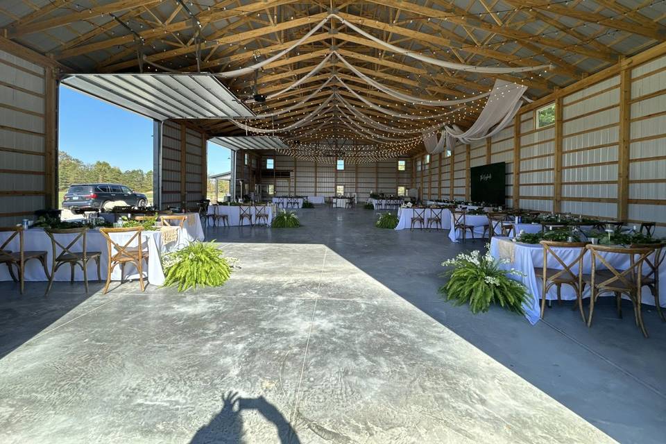 Doors open to view sunsets