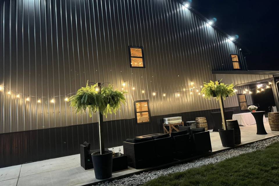 Bistro lighting cocktail