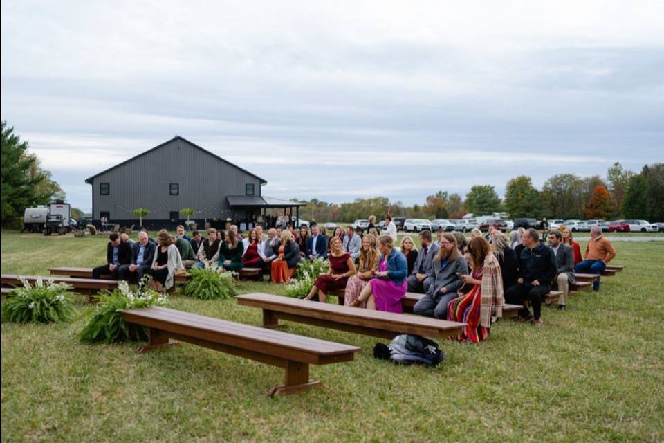 Bench Seating for 125