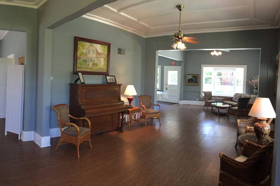Interior French Doors and Piano 2017