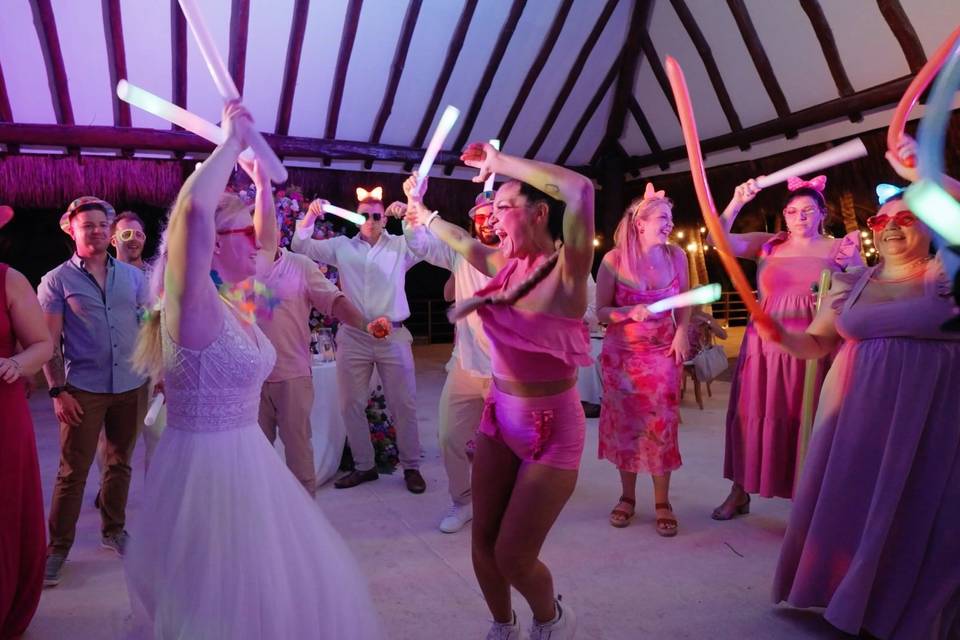 Dancing at reception