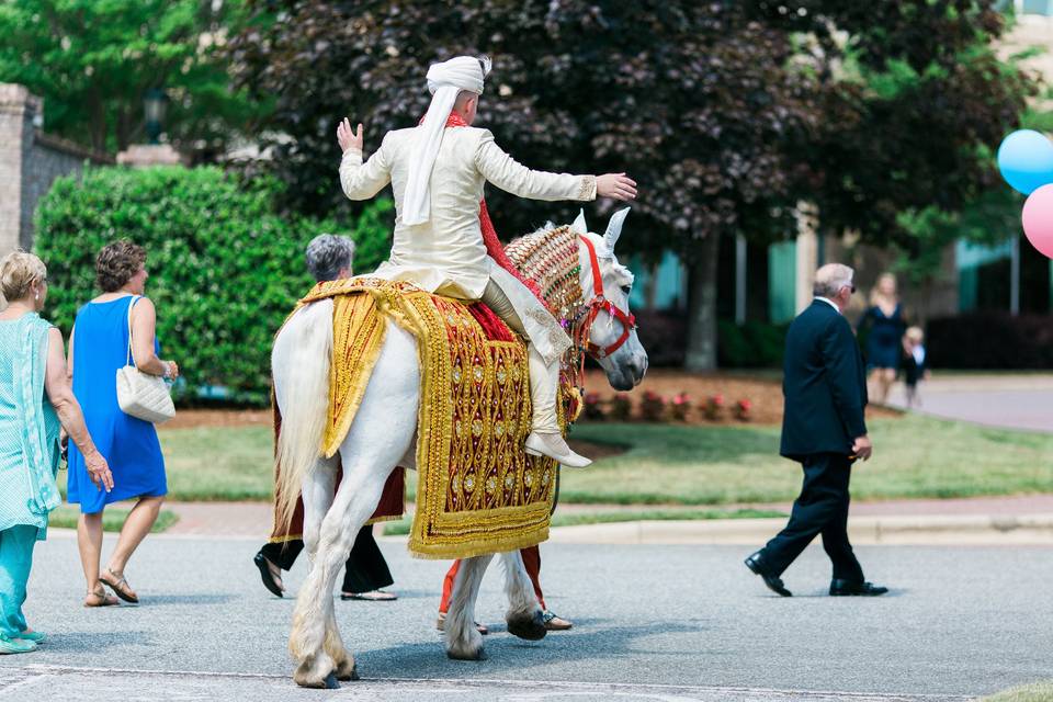 A grand entrance