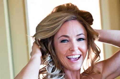 Happy bride