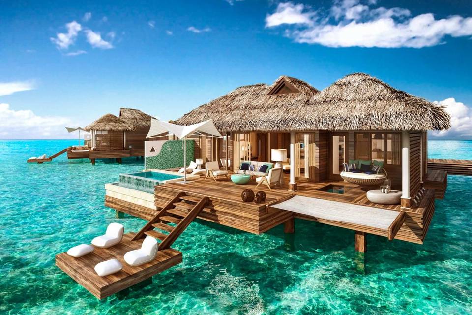 Over the water bungalow