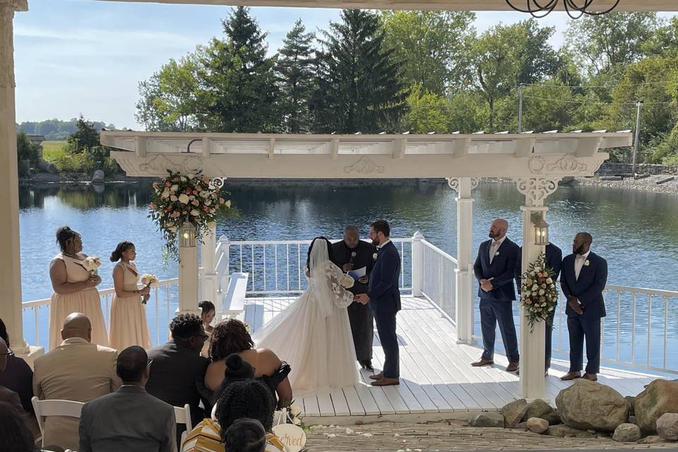 SoSerene Lake side wedding