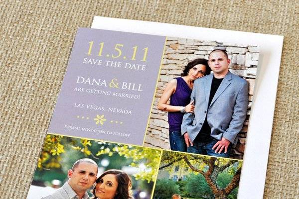 Photo Save the Date with Envelope