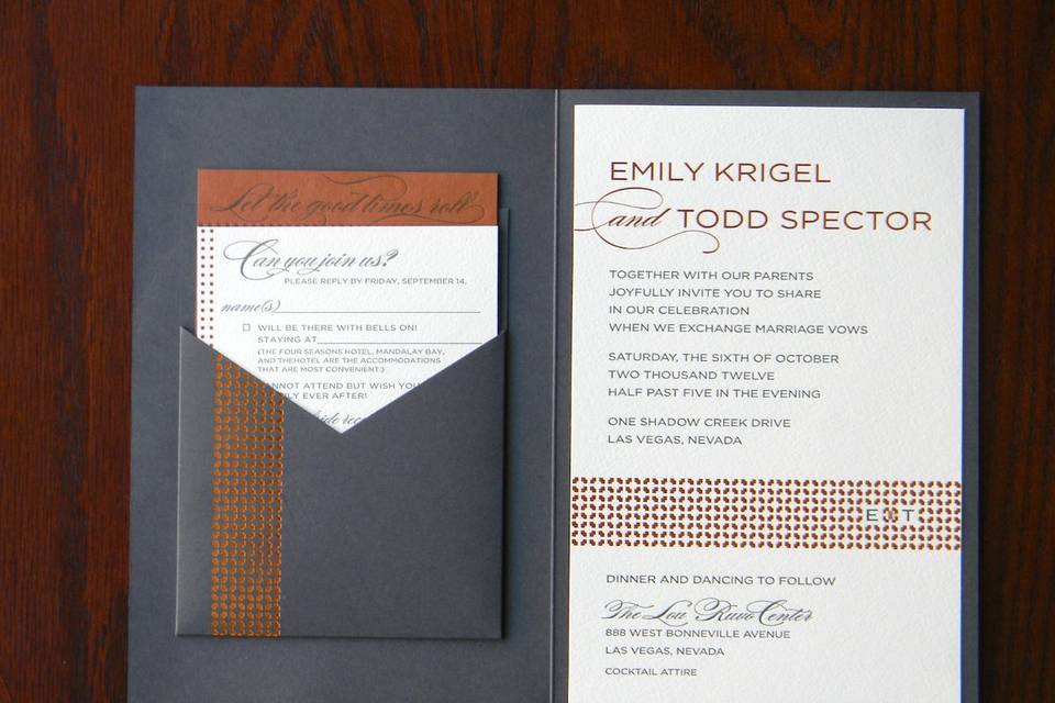 Stunning invitations