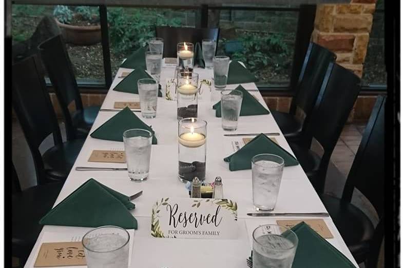 Guest tables