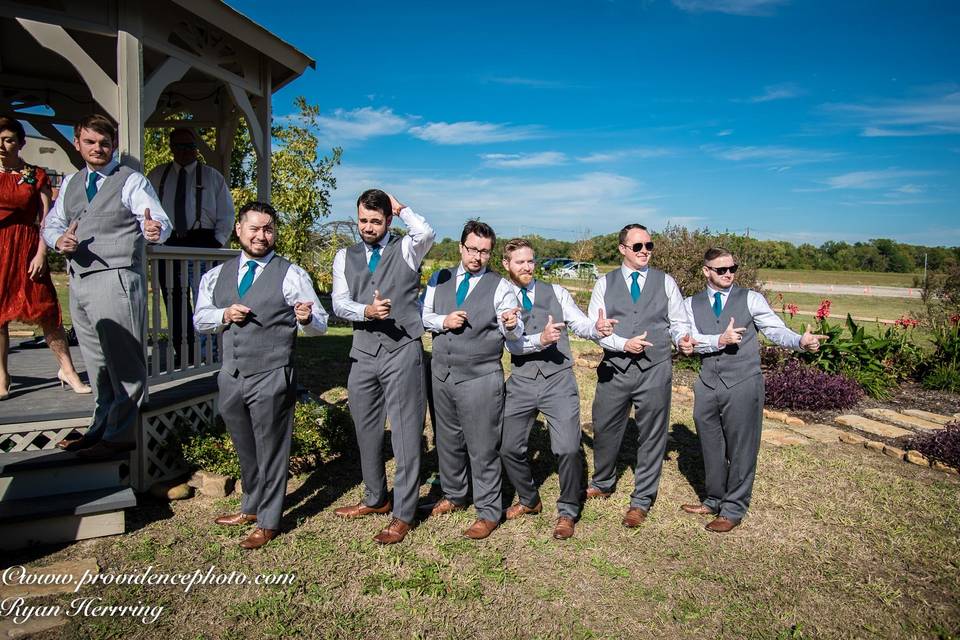 Awesome groomsmen