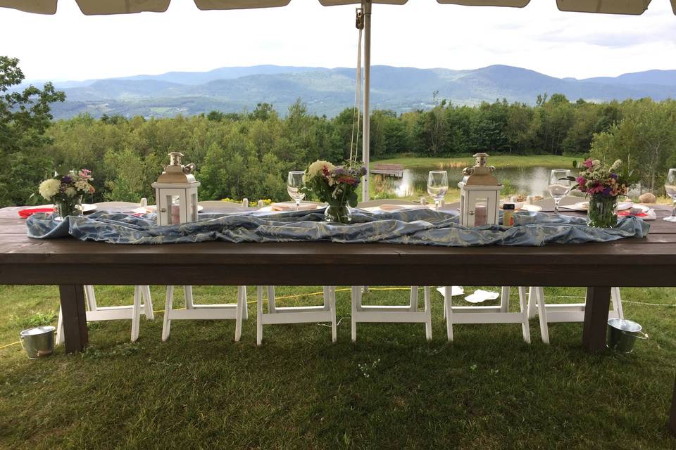 Wedding head table