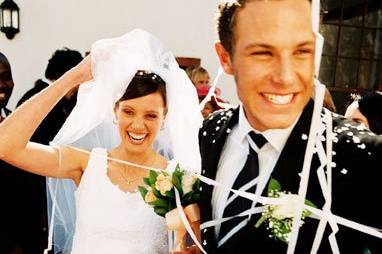Newlywed couple