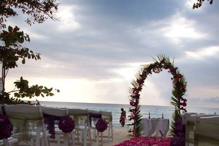 Outdoor wedding venue