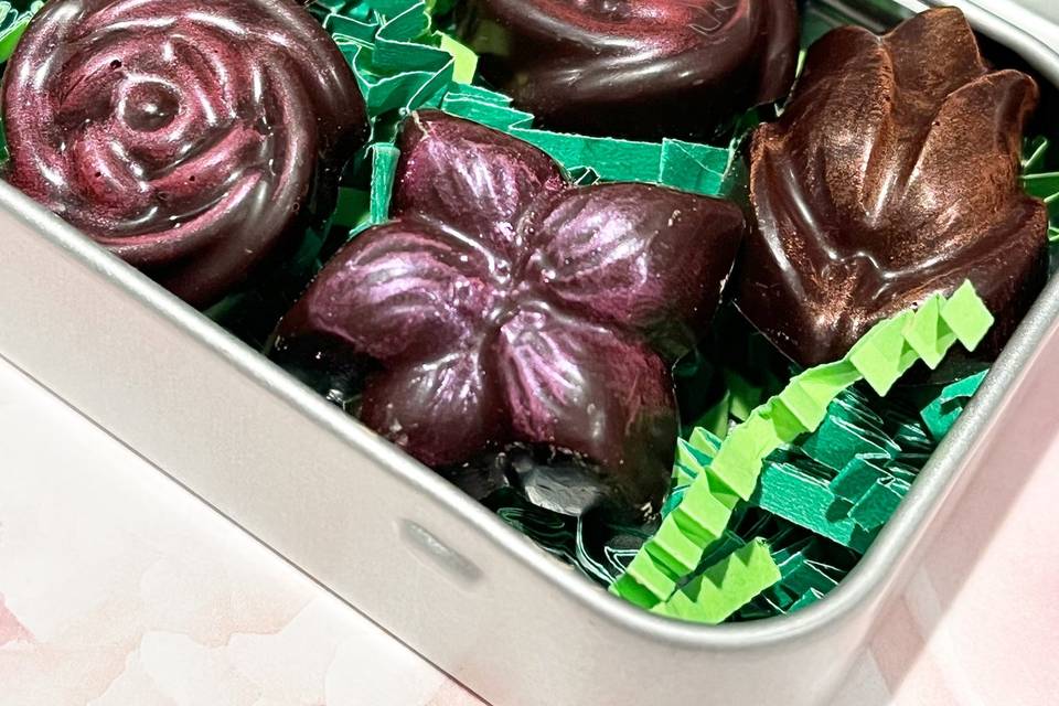 Chocolate flowers