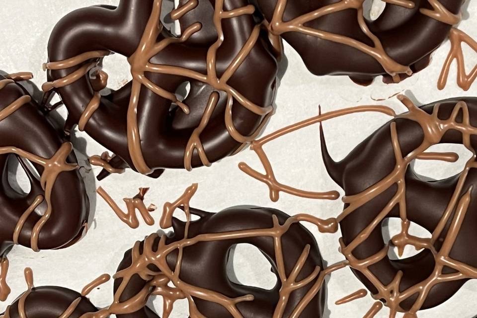 Chocolate covered pretzels