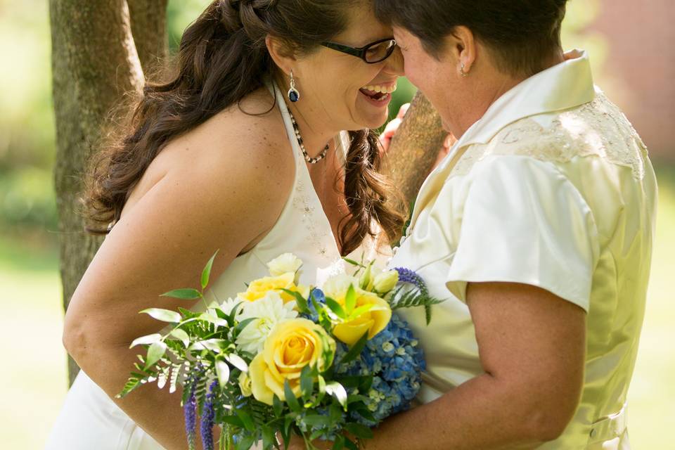 Same-sex couple's portrait