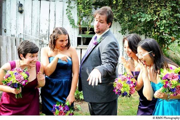 Groom's with his bridesmaid