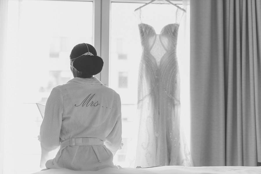 Glamour Girl bride updo