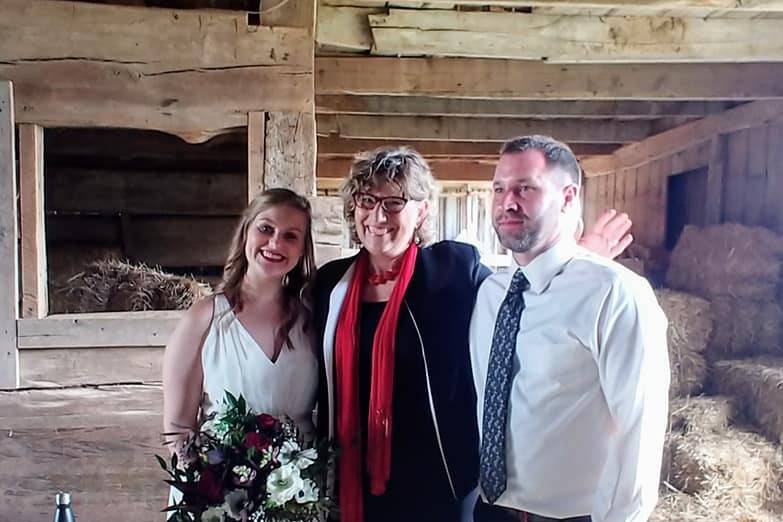 A fun barn wedding!