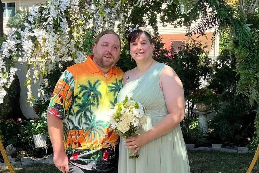 Rev. Angie and Spouse wedding