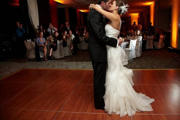 Couple's first dance