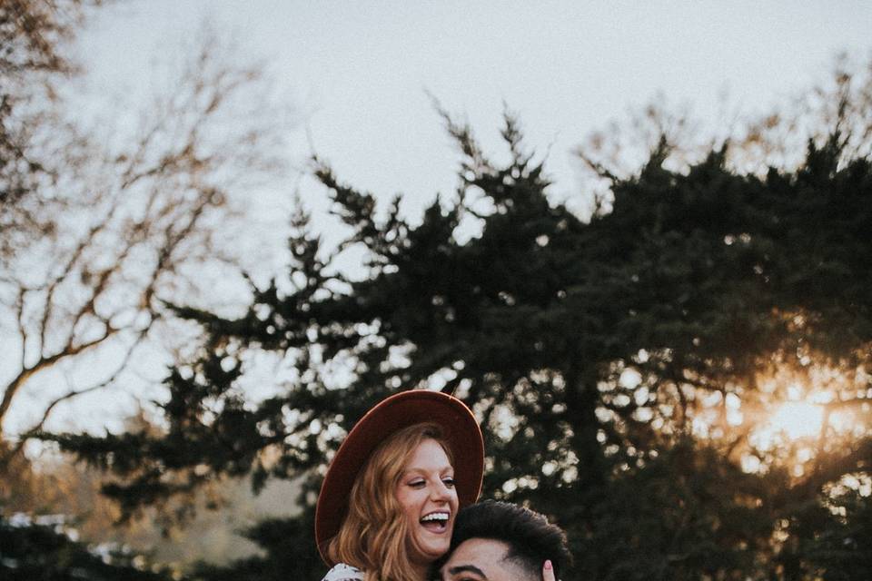 Golden Hour Engagement