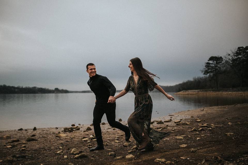 Golden Hour Engagement