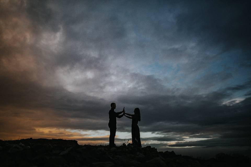 Golden Hour Engagement