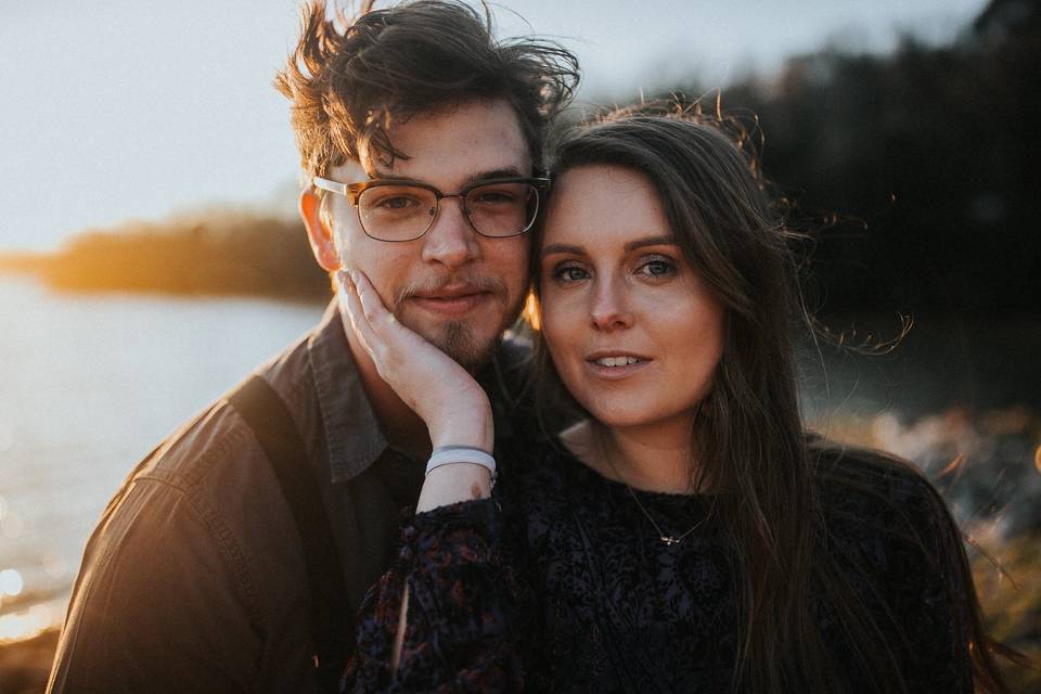Golden Hour Engagement