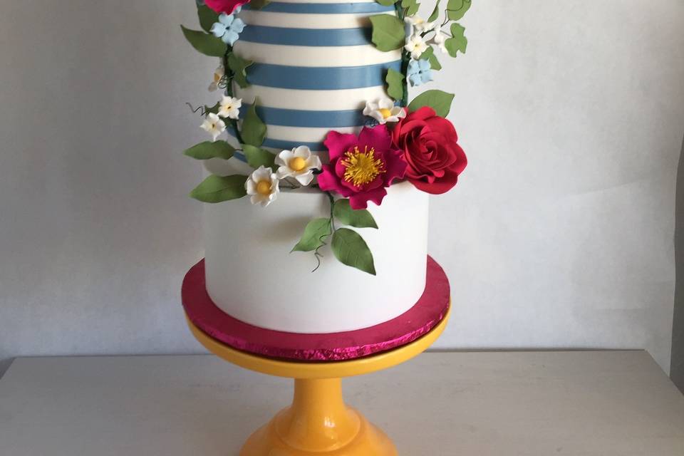 Floral cake theme