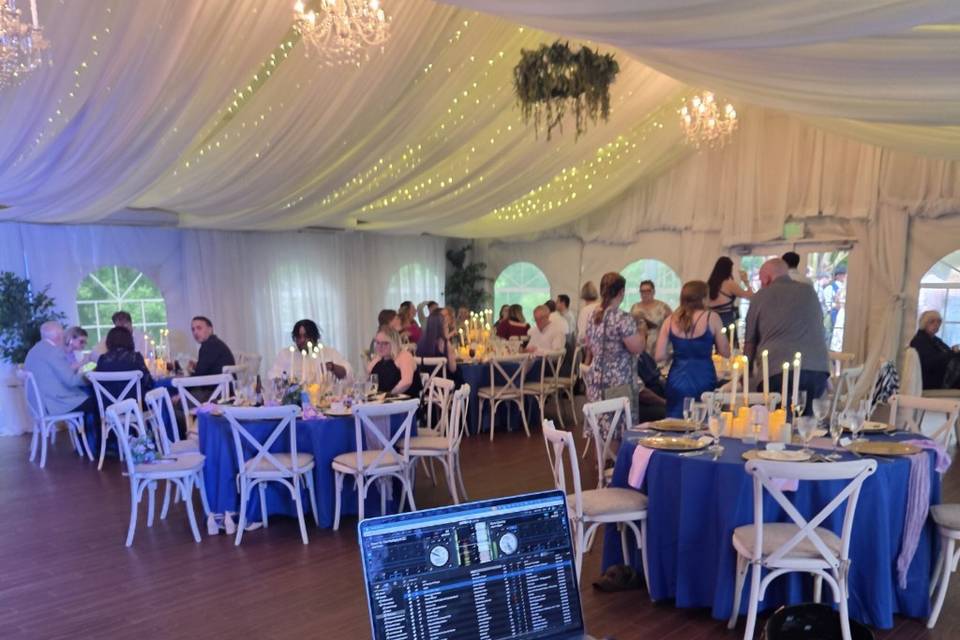 120 person wedding