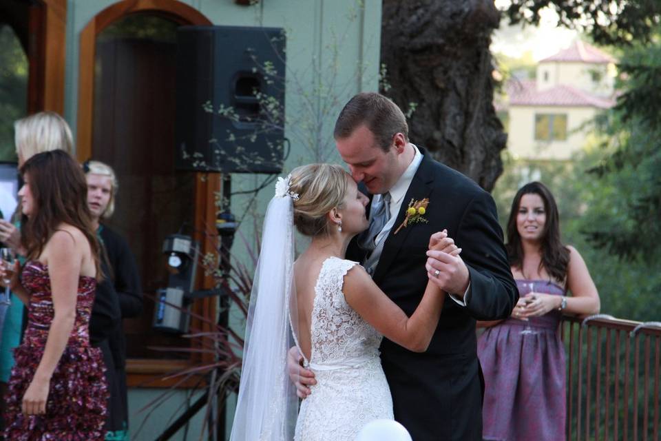 Couple dancing