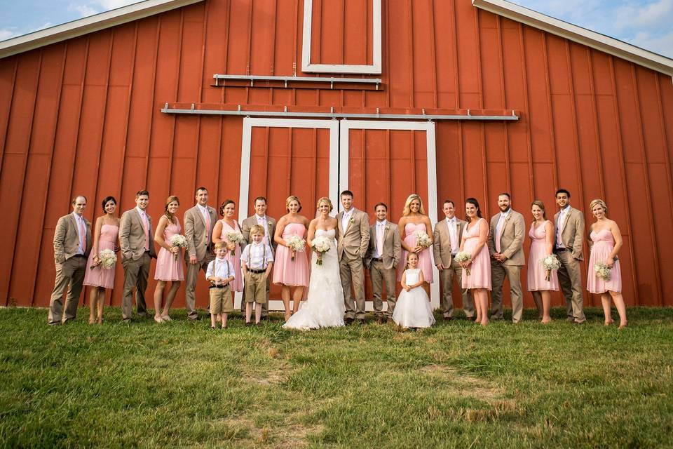 Virginia Barn Wedding at Adams International School