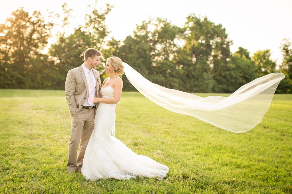 Virginia Barn Wedding at Adams International School