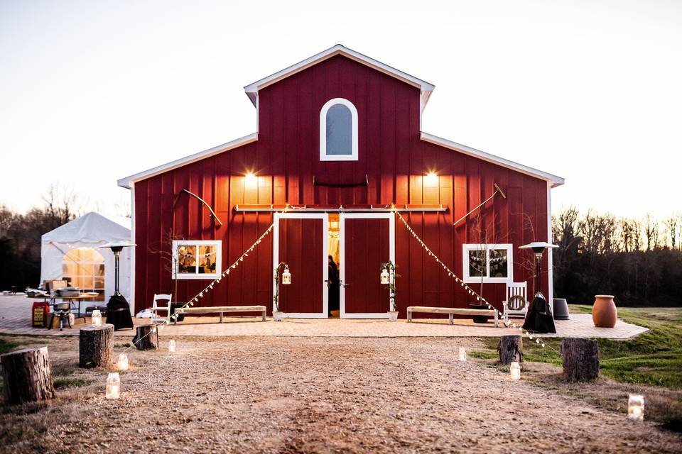 Virginia Barn Wedding at Adams International School