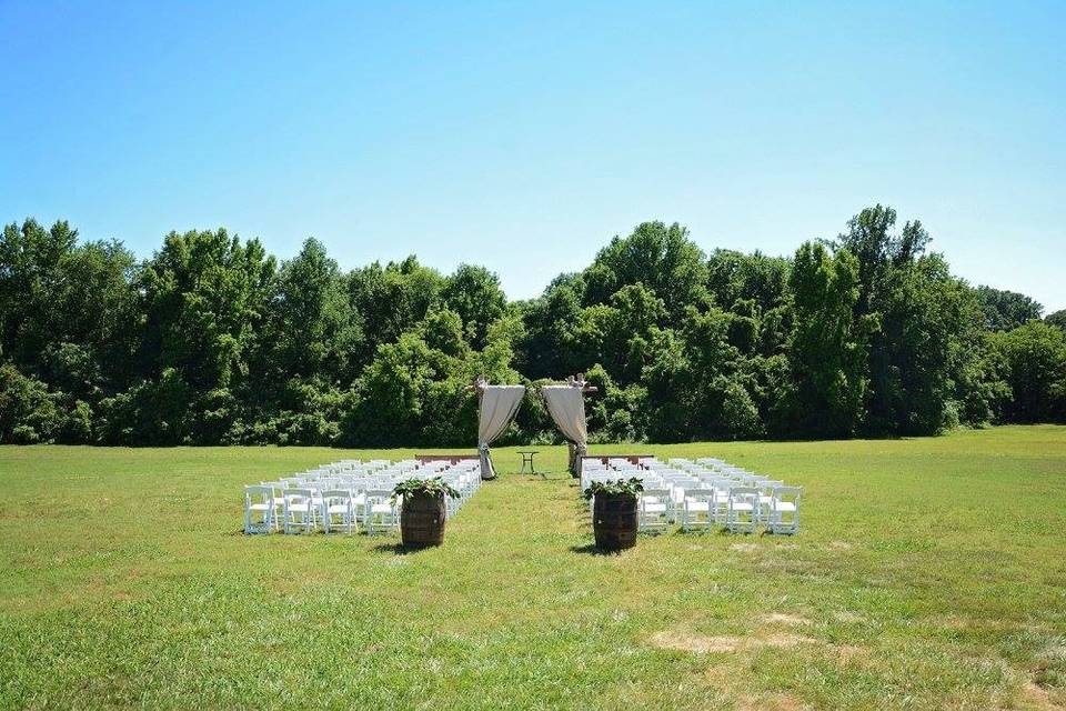 Virginia Barn Wedding at Adams International School