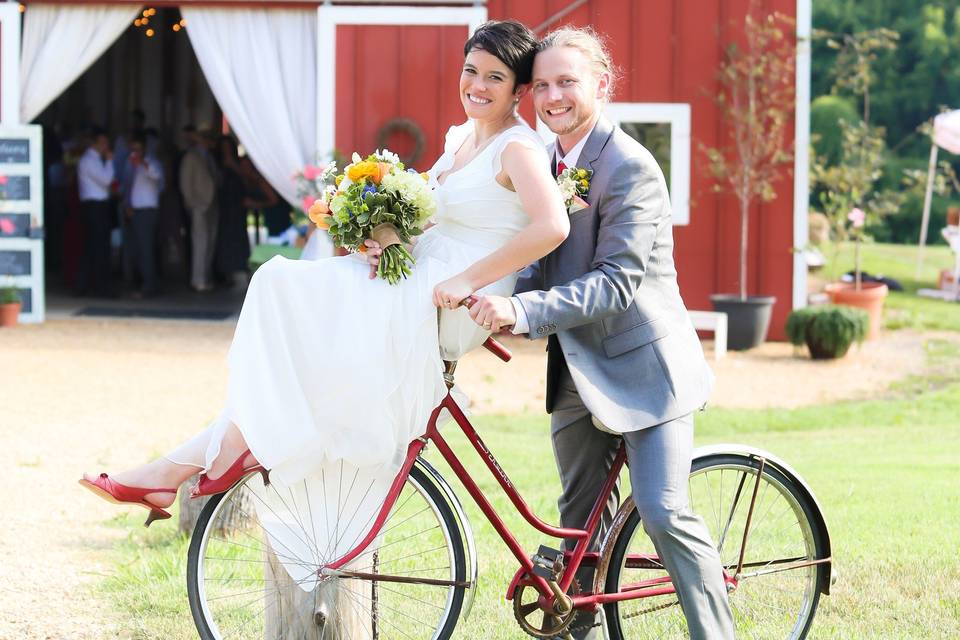 Virginia Barn Wedding at Adams International School