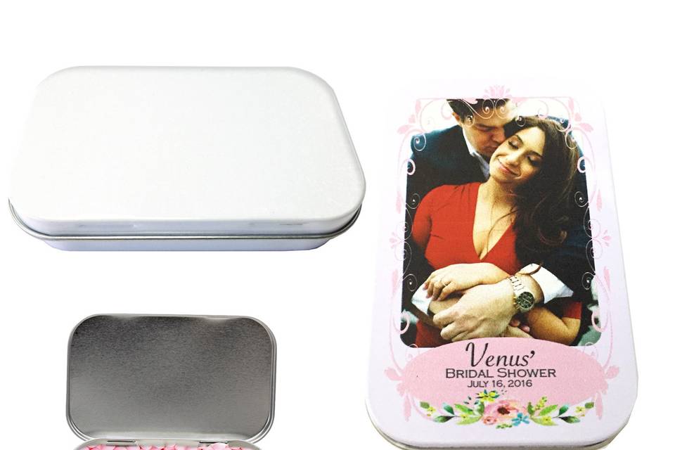 CUSTOM MINT TINS FAVORS