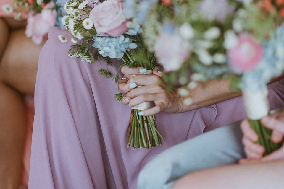 Church Wedding Bridesmaids