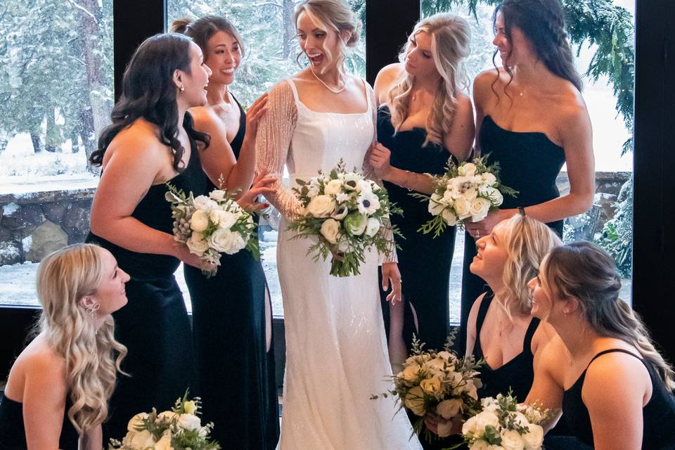 Winter Bridal Party