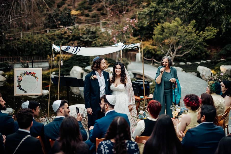 The garden wedding