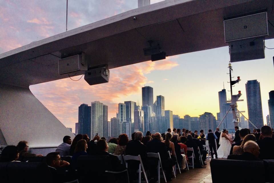 Navy Pier Chicago ceremony