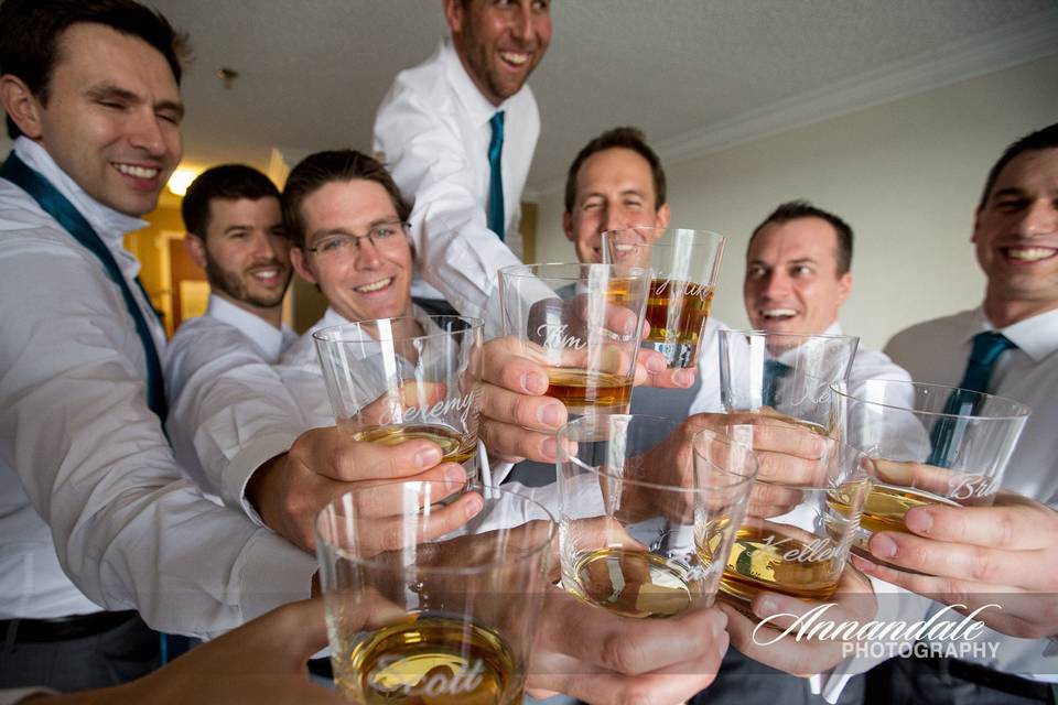 Groomsmen toast