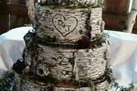 Tree bark cake