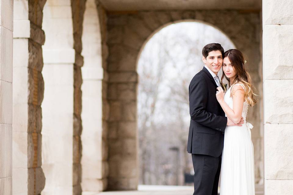 The happy couple (Grace Brown Photography)