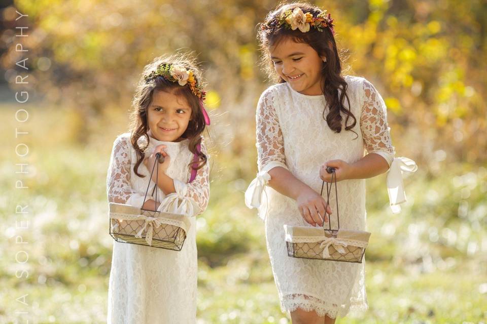 Flower girls, leavenworth