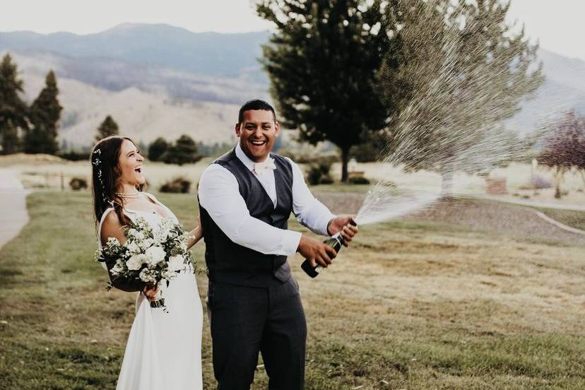 Bride and groom