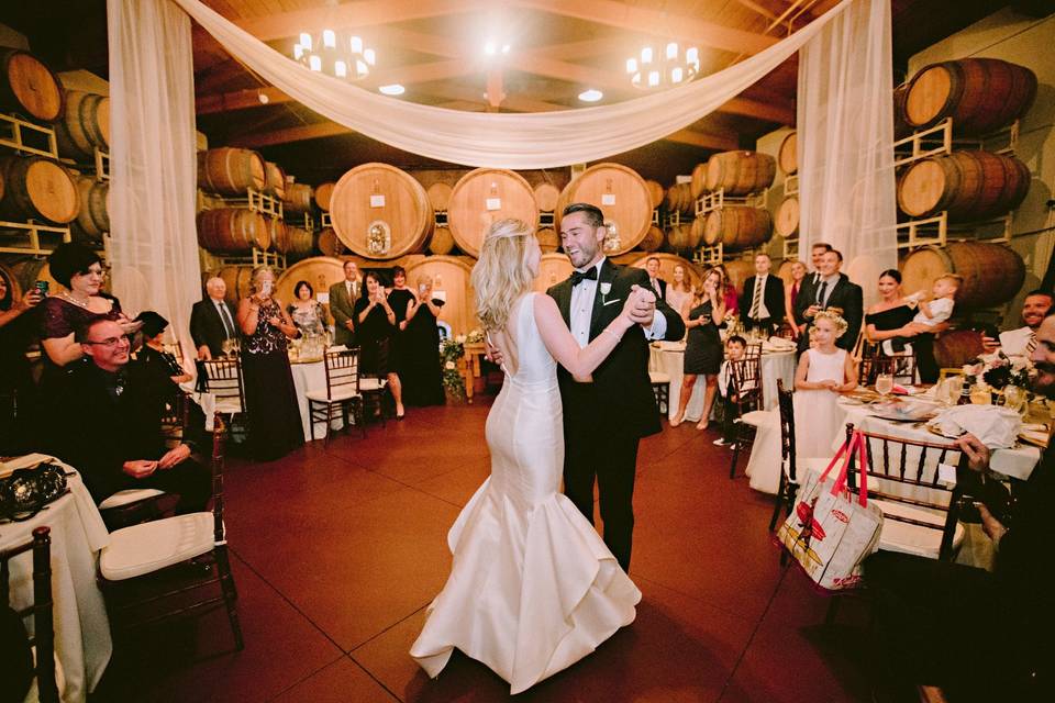 Barrel Room at Ponte Winery