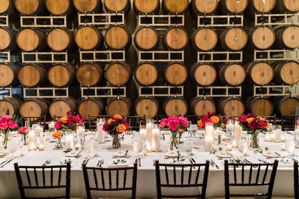 Barrel Room at Ponte Winery