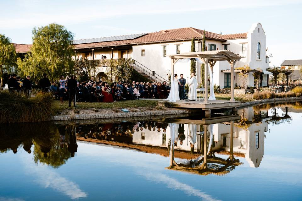 Waterfront ceremony